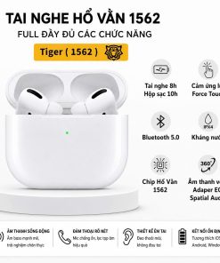 Tai Nghe Bluetooth Hổ Vằn 1562 –  Cao Cấp, Âm Thanh Vòm Spatial Audio