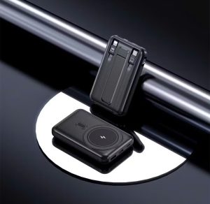 sạc dự phòng giá rẻ foxtech đen 