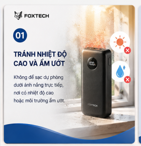 cách bảo quản sạc dự phòng mới 
