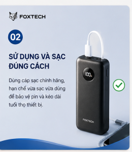 cách bảo quản sạc dự phòng đúng cách
