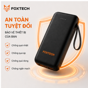 Kinh nghiệm mua sạc dự phòng foxtech